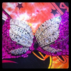 Beaded Sequin Rave Bra